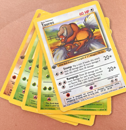 1st Edition Jungle WOTC Pokemon Lot - Of 5 Uncommon & Common Cards TCG - Image 1