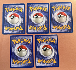 1st Edition Jungle WOTC Pokemon Lot - Of 5 Uncommon & Common Cards TCG - Image 3