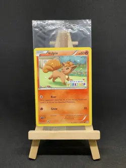 Pokemon Card Vulpix 20/160 Build-a-Bear Workshop Promo Stamp Stamped Sealed New - Image 1