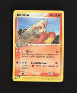 Blaziken 15/109 EX Ruby & Sapphire Rare Pokemon Card MP - Image 1