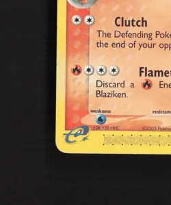 Blaziken 15/109 EX Ruby & Sapphire Rare Pokemon Card MP - Image 5