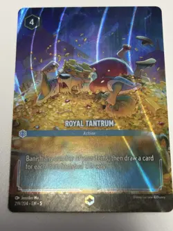 Royal Tantrum (Enchanted) 219/204 Disney Lorcana And Prince John Promo - Image 1