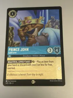Royal Tantrum (Enchanted) 219/204 Disney Lorcana And Prince John Promo - Image 3