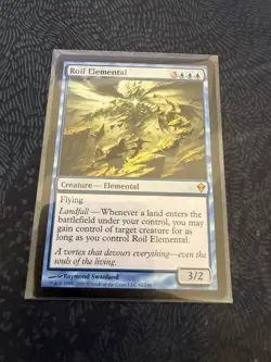 Roil Elemental Zendikar Regular Non Foil MTG - Image 1