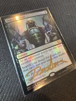 Diabolic Intent The Brothers' War Foil- SIGNED/AUTO- Near Mint - Image 2