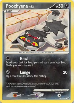 POOCHYENA 86/127 C PLATINUM POKEMON HP - Image 1