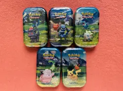 LOT OF ALL 5 SEALED ✅ Pokemon TCG Ascended Heroes MINI TINS Brand New! - Image 3