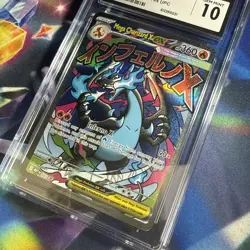 Mega Charizard X ex 2025 Pokemon Black Star Promos CGC 10 #023 - Image 4