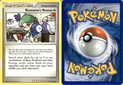 Roseanne's Research 125/132 Pokemon Secret Wonders Uncommon 2007 LP - Image 1