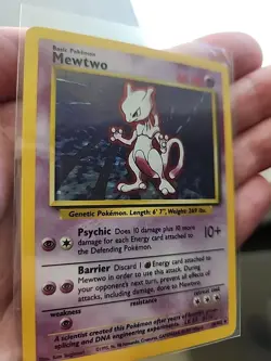 Pokemon TCG Mewtwo Base Set 10/102 Holo 1999-2000 Wizards Base Set Copyright... - Image 3