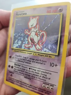 Pokemon TCG Mewtwo Base Set 10/102 Holo 1999-2000 Wizards Base Set Copyright... - Image 4