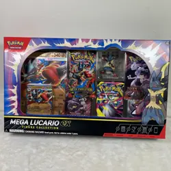 Pokemon TCG Mega Lucario ex Premium Figure Collection Box Factory Sealed - Image 1