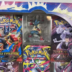 Pokemon TCG Mega Lucario ex Premium Figure Collection Box Factory Sealed - Image 2