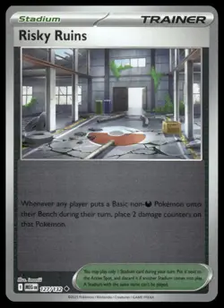 Pokemon ME01: Mega Evolution #127/132 Risky Ruins HOLO - Image 1