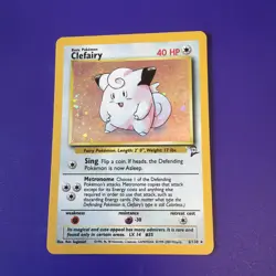 Pokemon Base Set 2 Clefairy 6/130 Holo - Image 1