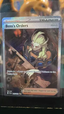 pokemon TCG Boss's Orders SIR - Paldea Evolved 265/193 NM - Image 2