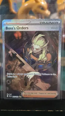 pokemon TCG Boss's Orders SIR - Paldea Evolved 265/193 NM - Image 3