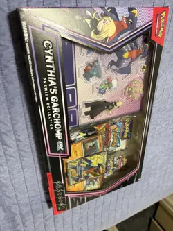 Pokemon TCG: Cynthia’s Garchomp ex Premium Collection box Sealed - Image 3