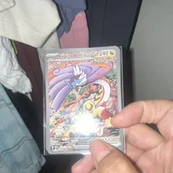 Pokemon Raging Bolt ex Ancient Special Illustration Rare Holo 166/131 240 HP - Image 1