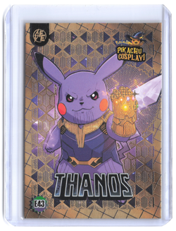 Pokemon Pikachu Cosplay #E43 Marvel Comics Thanos - Image 1