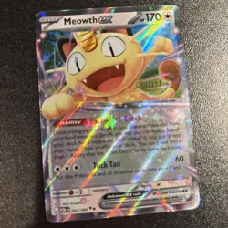 Pokemon Meowth ex 062/088 Double Rare Perfect Order TCG NM - Image 1