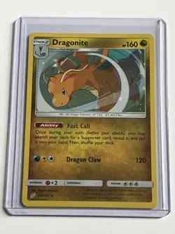 Dragonite 119 / 181 Pokemon Sun & Moon Team Up 2019 Near Mint Holo Rare - Image 1