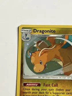 Dragonite 119 / 181 Pokemon Sun & Moon Team Up 2019 Near Mint Holo Rare - Image 5