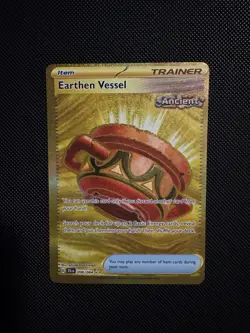Earthen Vessel 096/064 Pokemon TCG Shrouded Fable Gold Hyper Rare - Image 1