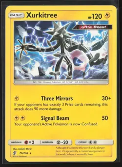 Xurkitree 70/236 Rare Unified Minds Pokemon Near Mint - Image 1
