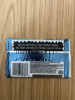 Pokemon Topps TV Series 2 Special Collectors Edition Sealed Booster Pack Blue - Image 2