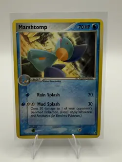 Marshtomp - 024/100 Rare Crystal Guardians Non Holo 2006 Pokemon TCG - Image 1