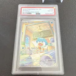 Pokemon 2023 Quaxly 206/193 Paldea Evolved Illustration Rare PSA 8 Holo - Image 1