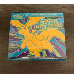 Pokemon TCG Mega Evolution Ascended Heroes ETB Elite Trainer Box Factory Sealed - Image 1