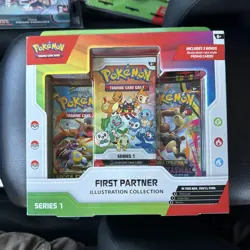 Pokemon TCG Mega Evolution Series 1 First Partner Illustration Brand New - Image 1