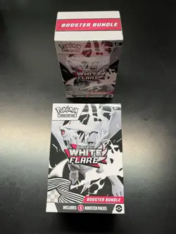 Pokemon TCG Scarlet & Violet-White Flare Booster Bundle 6 Packs Lot Of 2 Sealed - Image 1