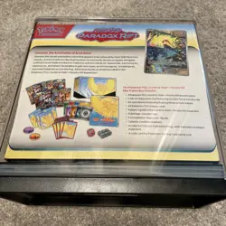 Pokemon TCG: Scarlet & Violet Paradox Rift ETB In Acyrlic Case 820650854163 - Image 2