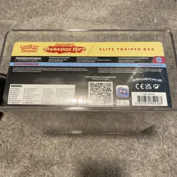 Pokemon TCG: Scarlet & Violet Paradox Rift ETB In Acyrlic Case 820650854163 - Image 3