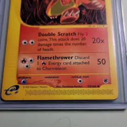 Pokemon Charmeleon 073/165 Expedition Base Set 2002 Uncommon Regular English - Image 4
