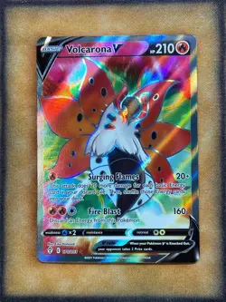 Pokemon Volcarona V 170/203 Evolving Skies Full Art Ultra Rare NM - Image 1