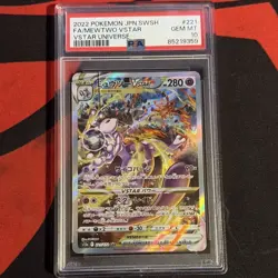 Pokemon Mewtwo VSTAR Special Art Rare Vstar Universe 221/172 PSA 10 Japanese - Image 1