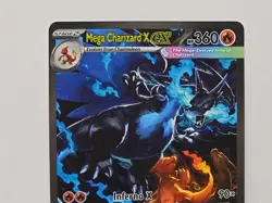 Pokemon TCG Phantasmal Flames Mega Charizard X ex 125/094 NEAR MINT NM SIR Holo - Image 2