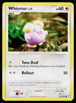 Whismur Normal #132 Common Pokemon Supreme Victors LP - Image 1