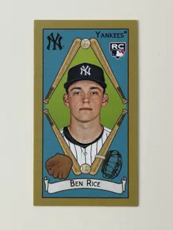 Ben Rice 2025 Topps T205 RC Polar Bear Back SP New York Yankees - Image 1