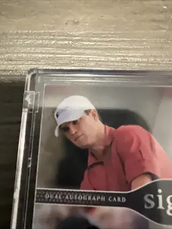 2004 SP Authentic Sign of the Times #ZJ/HM Zach Johnson Hunter Mahan Auto /250 - Image 4