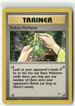 Pokemon Erika's Perfume 110/132 Unlimited Gym Heroes Uncommon - Image 1