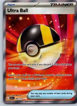 Pokemon TCG Ultra Ball Full Art 264/217 Ascended Heroes Secret Rare Near Mint - Image 1