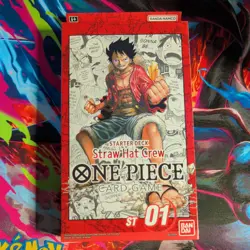 One Piece TCG Luffy Red Straw Hat Crew Starter Deck ST-01 English New And Sealed - Image 2