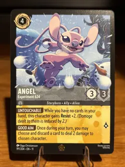 Disney Lorcana - Angel - Experiment 624 - Winterspell (11) - Legendary Non Foil - Image 1