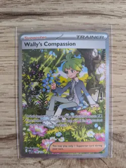 Pokemon Wallys Compassion 186/132 Mega Evolution Secret Rare Card - Image 1