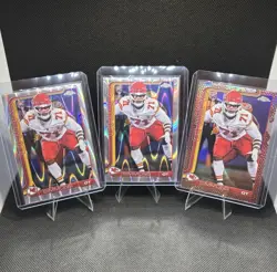 2025 Topps Chrome Josh Simmons (RC) 3 Card Lot - Image 1